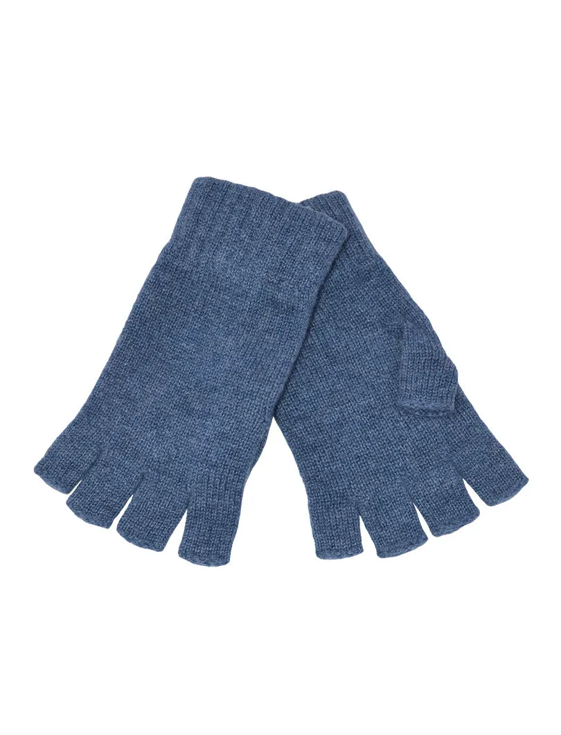 Womens Scottish Cashmere Fingerless Gloves