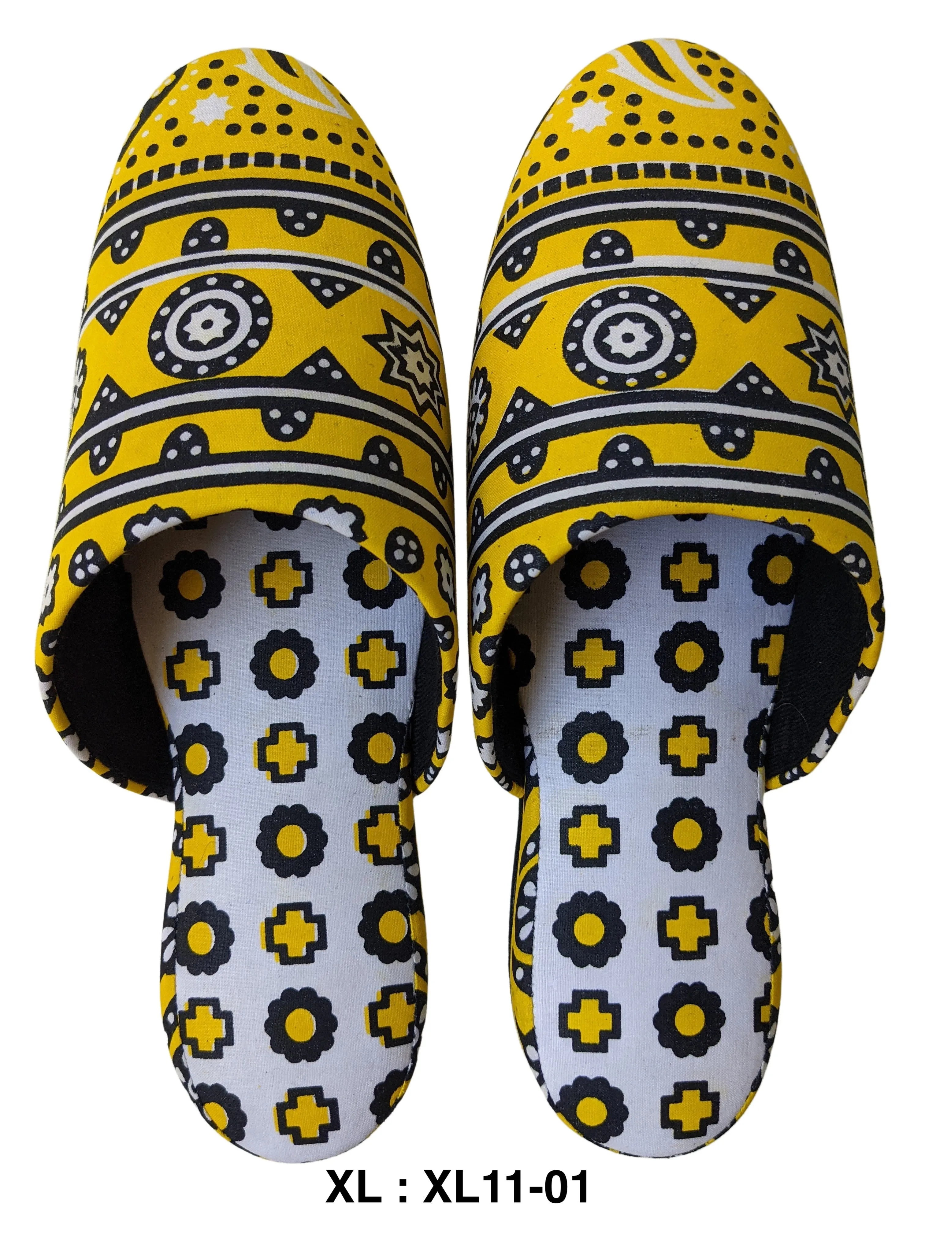 XL  Batik Mix Print Allover Slippers [vinyl sole] 2021AW-XL12 [Size: XL] XL12